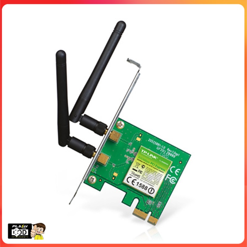 ร้านไทย พร้อมส่งฟรี ✨✨ TP-LINK Wireless PCIe Adapter (TL-WN881ND) N300 💖มีเก็บเงินปลายทาง💖