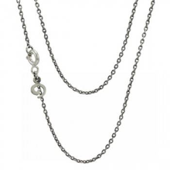 Sterling Silver Chain OHM Beads Silver 925 Charm  Necklace เครื่องประดับ เงิน บีด สร้อยคอ