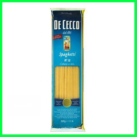 โปรโมชั่นสุดคุ้ม โค้งสุดท้าย De Cecco Spaghetti#12 500g ของดีคุ้มค่า