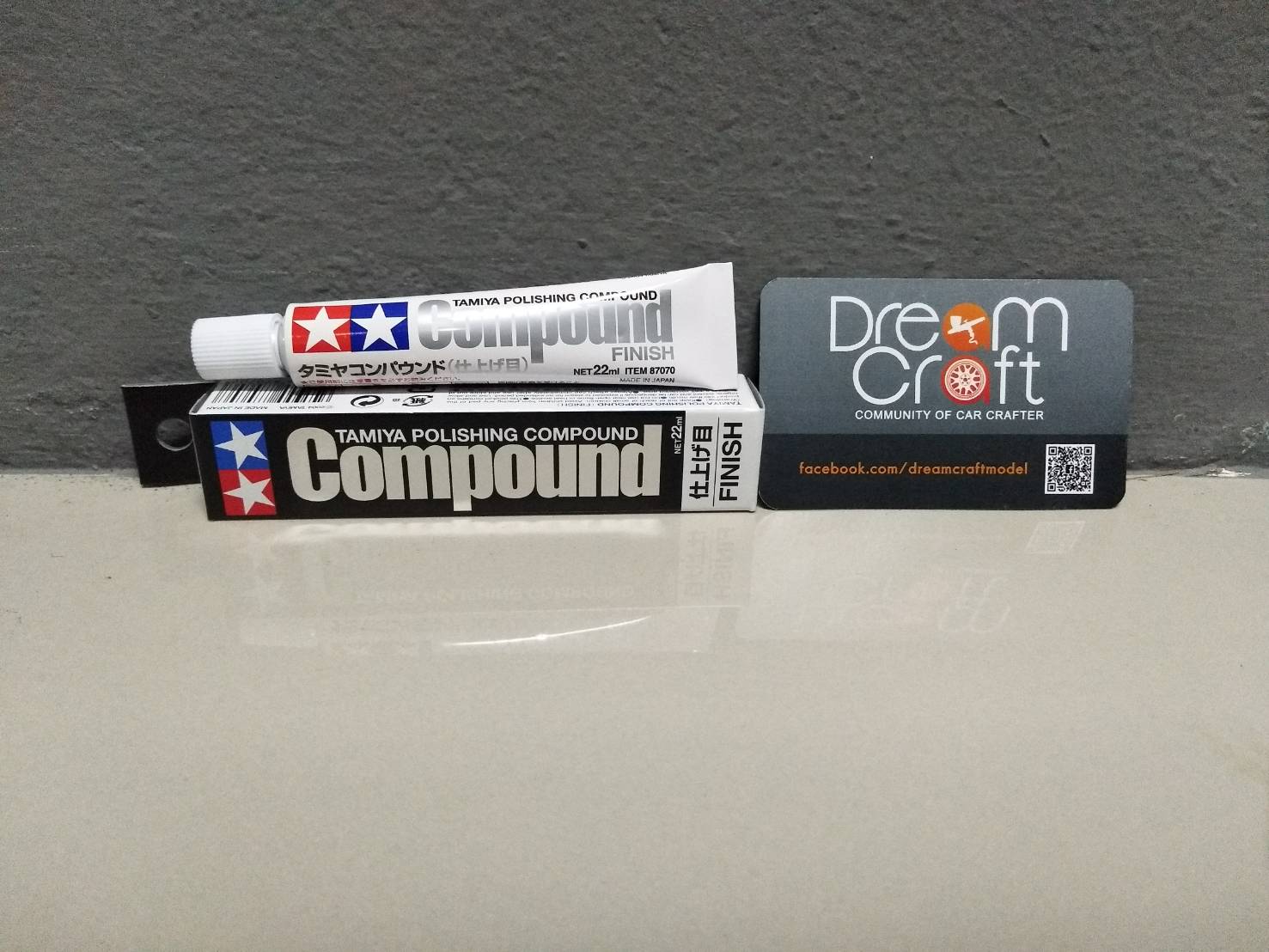 TAMIYA Polishing Compound Finish (น้ำยาขัดเงาละเอียด เครื่องมือ และอุปกรณ์งานโมเดล DreamCraft Model)