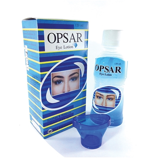 Opsar eyewash น้ำยาล้างตา ออฟซ่าร์ 120 มล.