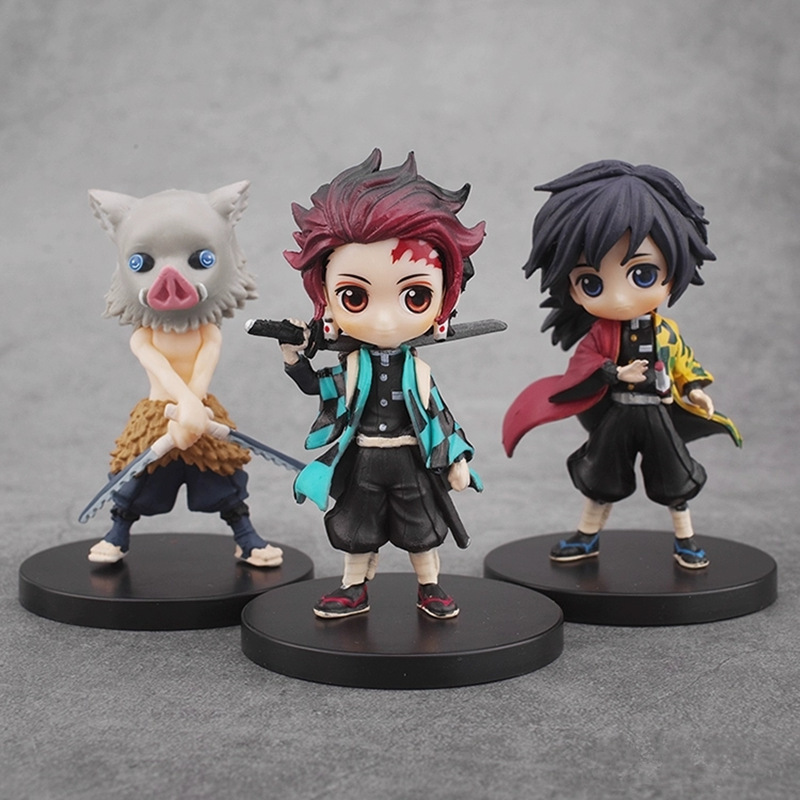 Figurine Akaza 18 Cm – Statue Combat, Collection Demon Slayer, PVC Fait Main, Cadeau Anniversaire Pour Fans