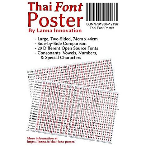 Thai Font Poster