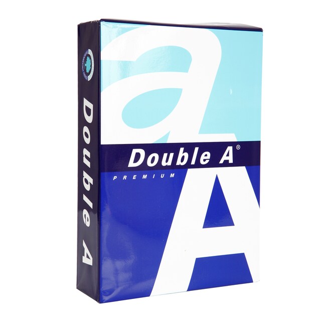 Double A กระดาษถ่ายเอกสาร A4 80 แกรม 500แผ่น 1 รีม