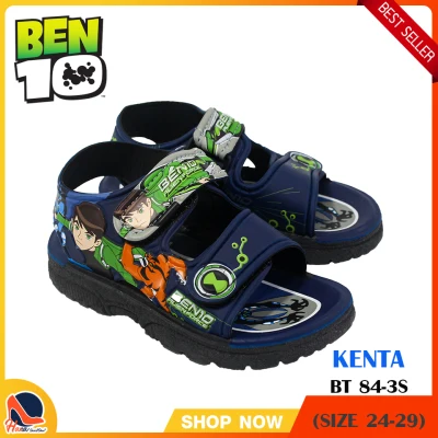 รองเท้าแตะรัดส้นเด็ก รองเท้าเด็กผู้ชาย ลาย Ben10 ราคาถูก ใหม่ล่าสุด สินค้าแท้ 100 เปอร์เซนต์ KENTA BT 84 -3S