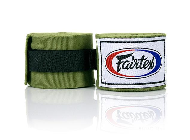 FAIRTEX HW2 ผ้าพันมือ แฟร์เท็กซ์ คอตตอนยืด มวยไทย มวยสากล สีเขียว