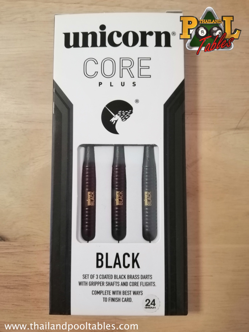 ลูกดอกปาเป้า Unicorn Darts Core Plus Black น้ำหนัก 22 - 26g