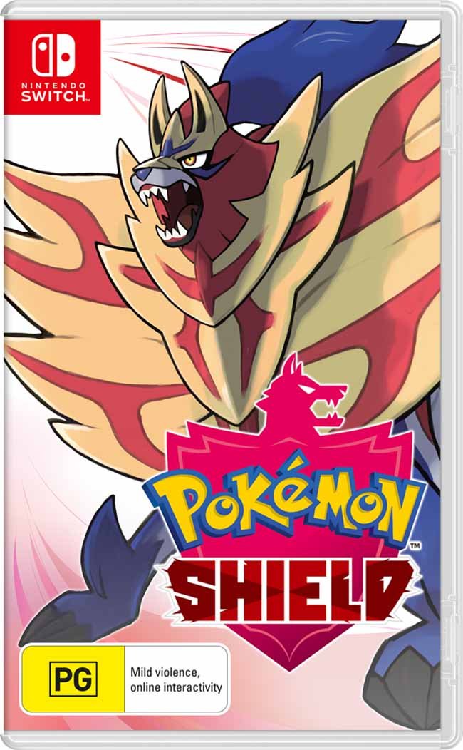 nintendo switch pokemon shield ( english zone 2 )