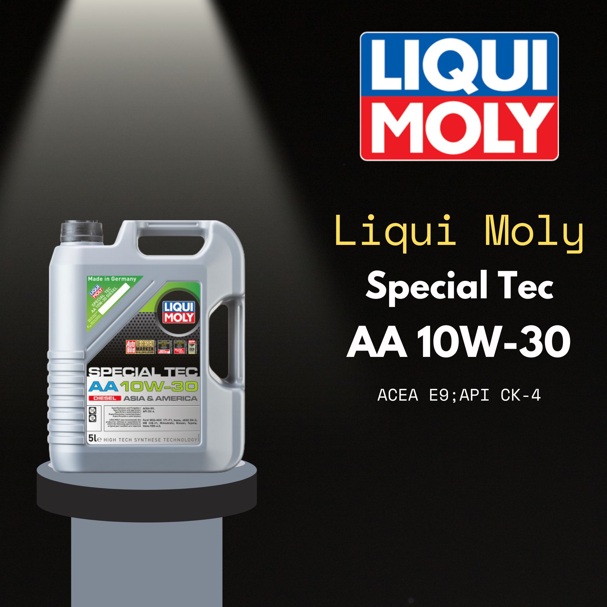 น้ำมันเครื่อง Liqui Moly Special Tec AA 10W-30 Diesel 7L. น้ำมันเครื่อง ...