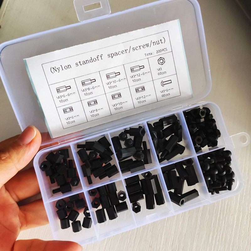 Plastic Nylon Standoff M2 M2.5 M3 M4 Hex Column PCB Standoffs Support