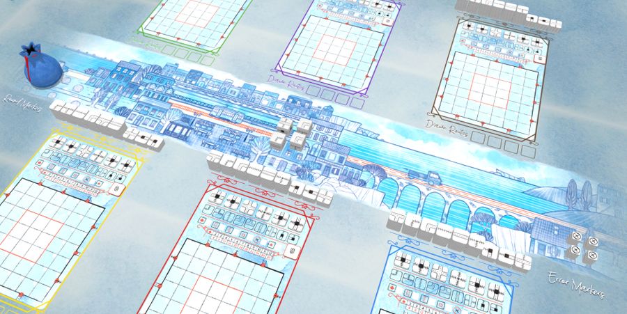 Railroad Ink Railroad Ink Deep Blue Edition - Board Game - Board at Home - ThaiPick