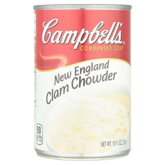 🔥ดีกว่านี้ไม่มีอีกแล้ว!! แคมเบลล์ ซุปหอยลายเข้มข้น 298กรัม Campbell's Condensed Soup New England Clam Chowder 298g 🔥สินค้าขายดี!!