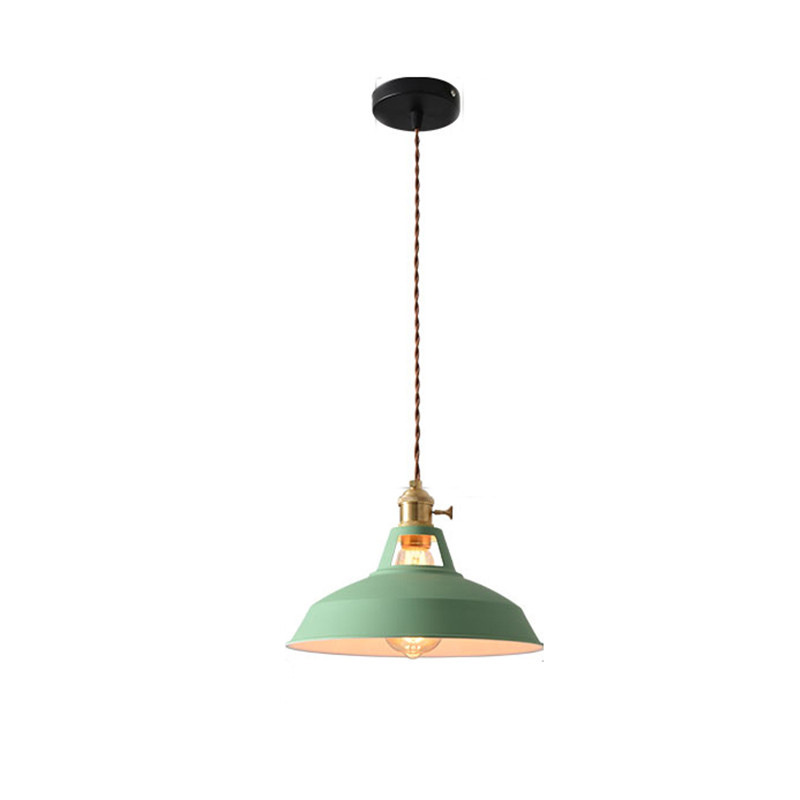 Vintage Pendant Lights Industrial Style Colorful Restaurant Kitchen Home Lamp Retro Hanging
