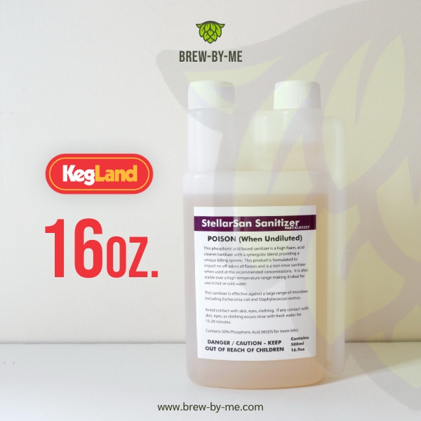 น้ำยาฆ่าเชื้อ Stellar San Sanitiser 16oz Food Grade ใช้งานเหมือน Star