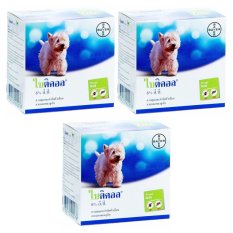 [ส่งฟรี!] Bayticol 6% E.C (10ml) Remove Fleas And Ticks for Dogs (pack of 3) ไบติคอล ผลิตภัณฑ์ควบคุมและกำจัดเห็บ หมัด สำหรับสุนัขทุกช่วงวัย ทุกสายพันธุ์ ขนาด 10 มล.(3 กล่อง)