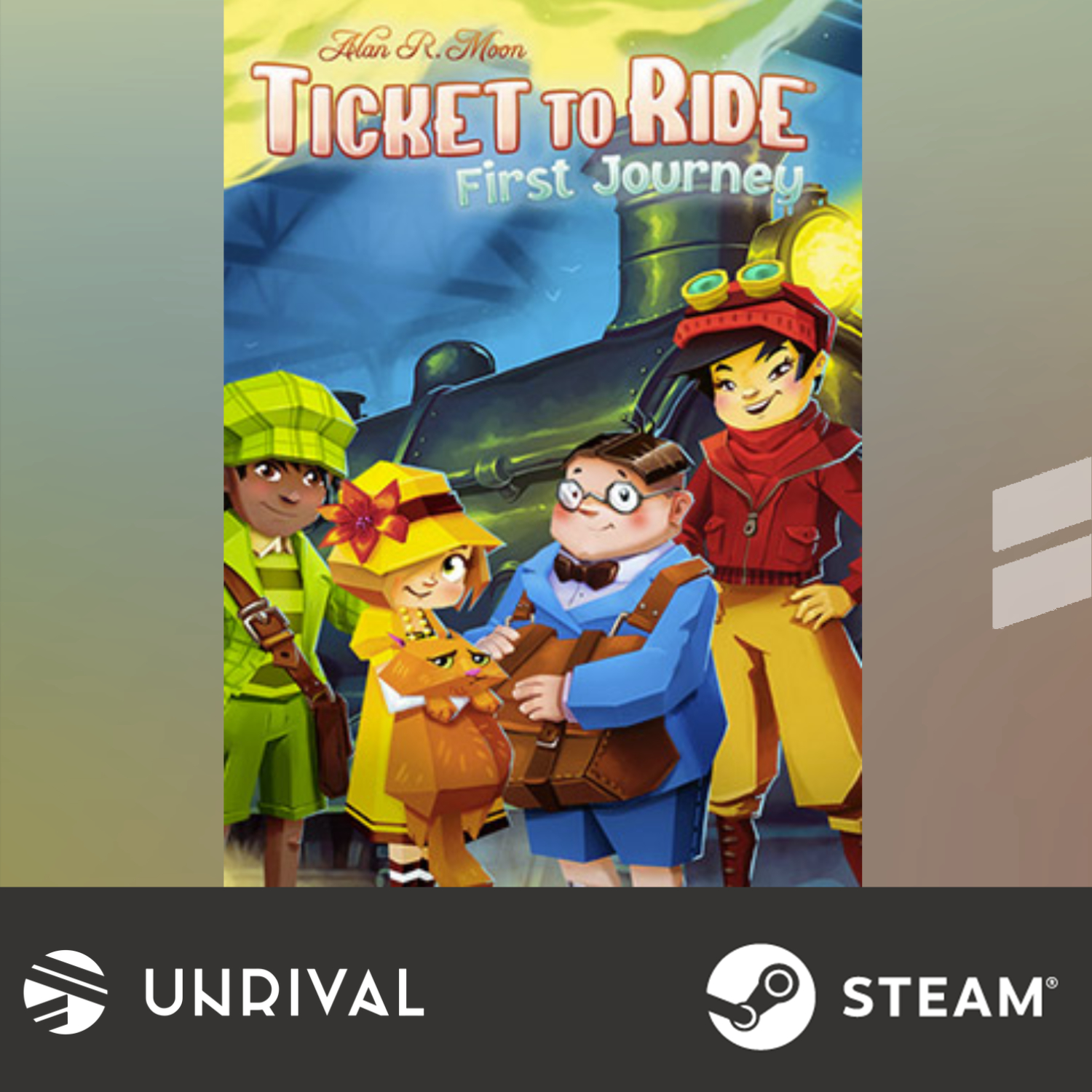 Ticket to Ride: First Journey PC Digital Download Game (Multiplayer) - Unrival