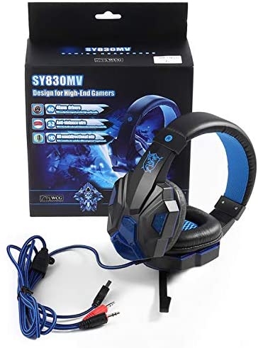 Sale! ชุดหูฟัง+พร้อมไมโครโฟน LED Soyto SY830MV Blue Gaming Headset ชุดหูฟังสำหรับเล่นเกม ใหม่!ราคาสุดคุ้ม พร้อมส่ง ส่งเร็ว ประกันไทย BY CPU2DAY