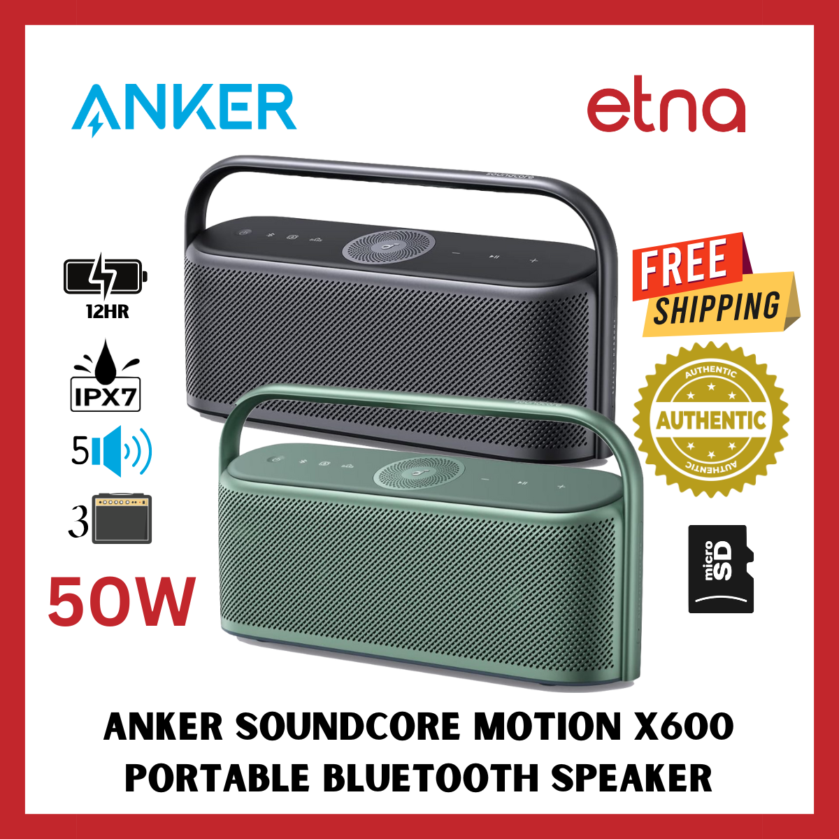 国内正規販売店】 Anker Soundcore Motion X600 space gray 家電