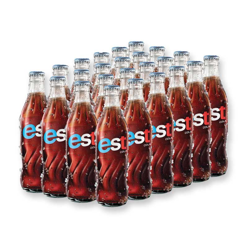 พร้อมส่ง เอส น้ำอัดลม กลิ่นโคล่า 250 มล. แพ็ค 24 ขวดEst Cola Soft Drink ...