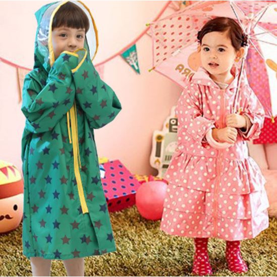 LINDAMOMO (Korean) เสื้อกันฝนเด็ก