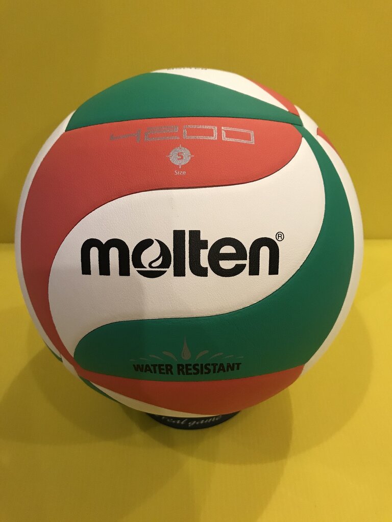 [ของแท้ 100%] ลูกวอลเล่ย์ Molten V5M4200 ของแท้ 100% ลูกวอลเลย์บอลไม่ดูดซับน้ำ size 5 หนัง PU ลูกวอลเลย์บอล เหมาะกับกลางแจ้ง