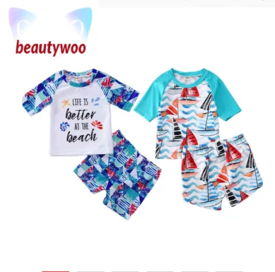 [Amazingly]Toddler Baby Boy Kid Swimsuit Bathing Tankini Bikini Set Swimwear Beachwear