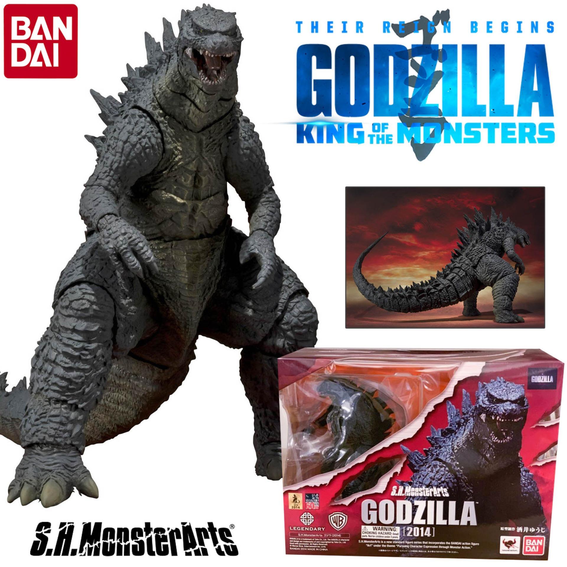 Model โมเดล งานแท้ 100NDAI Tamashii Nations S.H.MonsterArts Godzilla 2014 King of the Monsters ก็อดซิลล่า ราชันแห่งมอนสเตอร์ Ver Figma ฟิกม่า Anime ขยับแขน-ขาได้ อนิเมะ การ์ตูน มังงะ Doll ตุ๊กตา สั่งและนำเข้าจากญี่ปุ่น manga Figure ฟิกเกอร์
