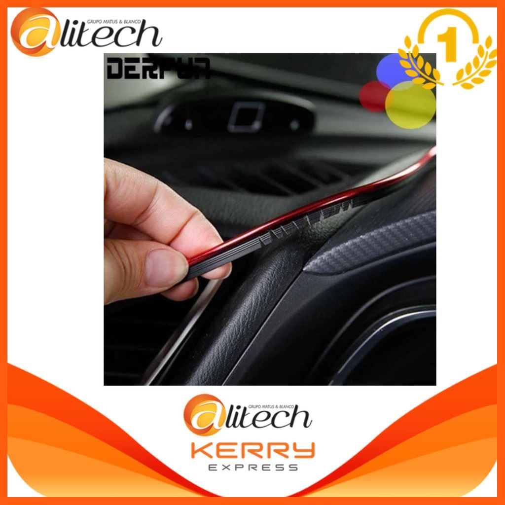 Best Quality Alitech เส้นตัดขอบ ตกแต่งภายในและ ภายนอกรถยนต์ (สีแดง) อุปกรณ์เสริมรถยนต์ car accessories อุปกรณ์สายชาร์จรถยนต์ car charger อุปกรณ์เชื่อมต่อ Connecting device USB cable HDMI cable