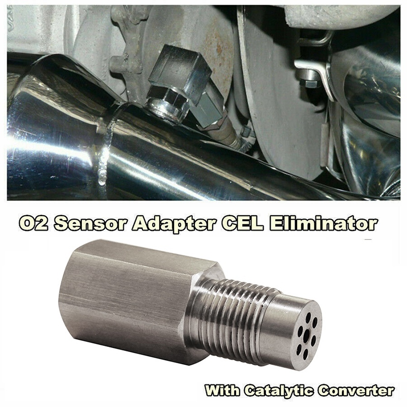 Oxygen O2 Sensor M18X1.5 Extender Spacer Adapter Bung Catalytic Converter CEL Eliminator Check Engine Light Accessories