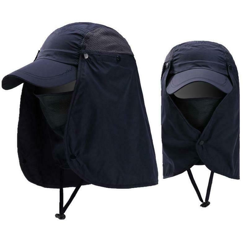 หมวกกันแดด ปิดหน้าและสามารถถอดได้ Sunproof Cover Cap