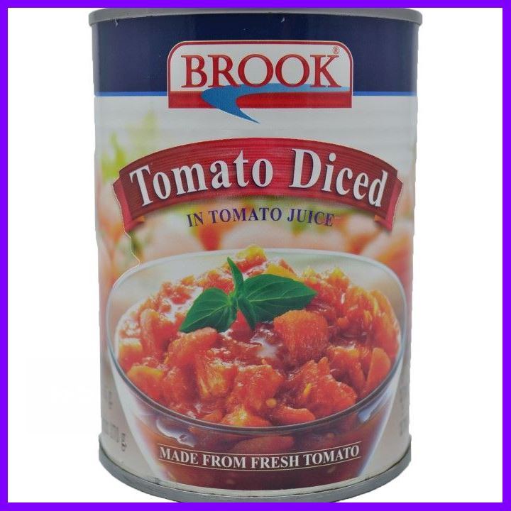 คุณภาพดี Brook Tomato Diced In Tomato Juice 565g โปรโมชั่นสุดคุ้ม โค้งสุดท้าย