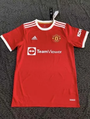 Dragon ball | เสื้อฟุตบอล Manchester United 2021/22 เสื้อแมนยู2022 Teamviewer เสื้อแมนยูรุ่นใหม่ เสื้อManu2022 ชุดเหย้า เกรดAAA