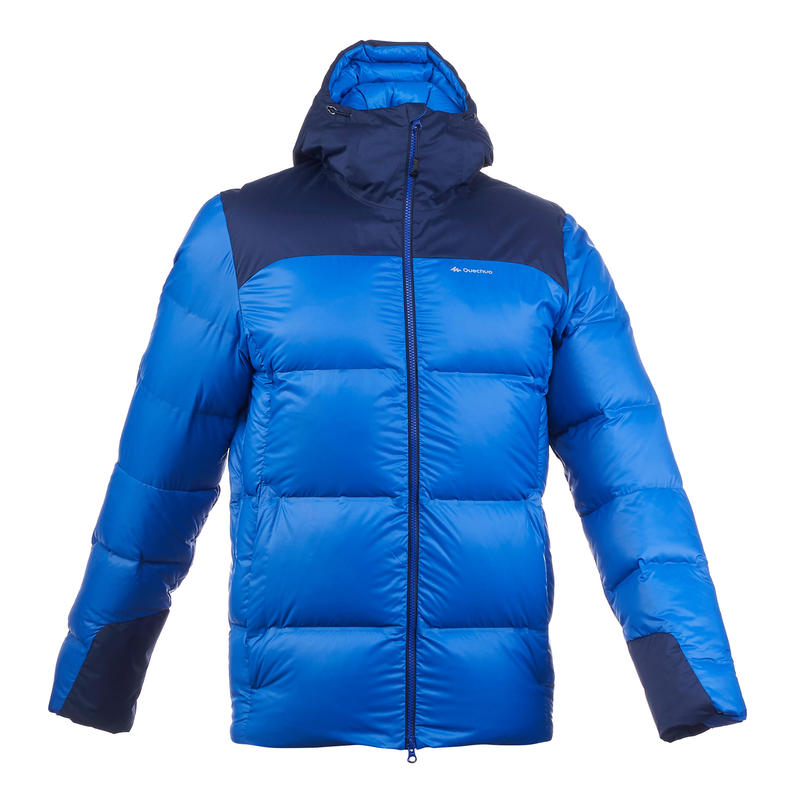 เสื้อแจ็คเก็ตดาวน์ผู้ชายสำหรับเทรคกิ้งบนภูเขารุ่น Trek 900 (สีน้ำเงิน)รองเท้าและเสื้อผ้าสำหรับผู้ชาย