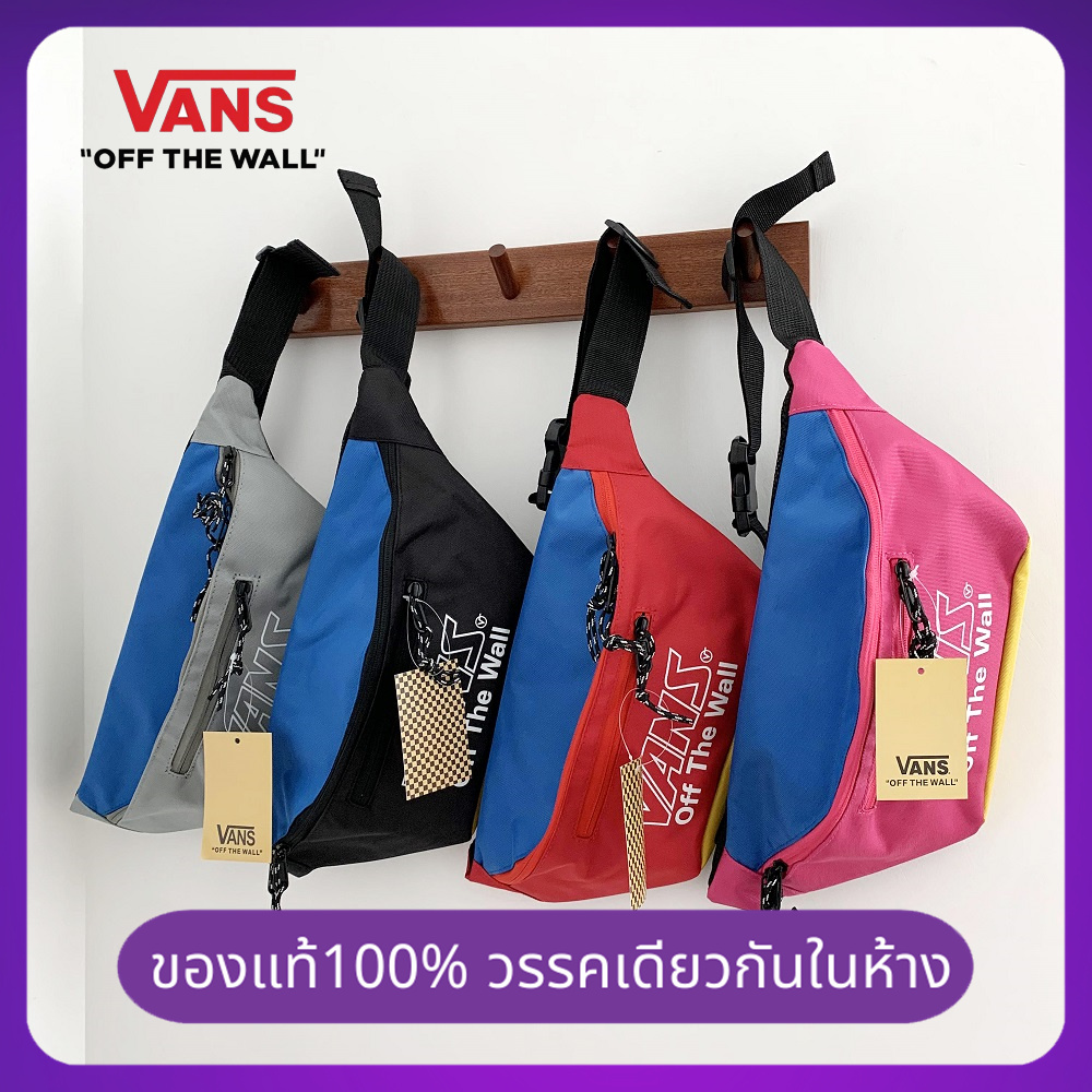 【วรรคเดียวกันในห้าง】Vans Men's and Women's Crossbody Bags B010 ร้านค้า