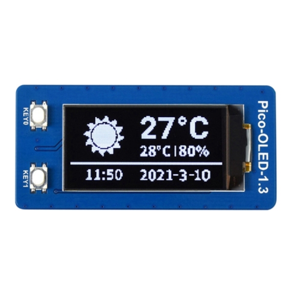 Bảng giá I2C/SPI Communication SH1107 Chip for Raspberry Pi Pico 1.3 Inch OLED Display Module Phong Vũ