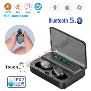 หูฟังบลูทูธ หูฟัง bluetooth หูฟังไร้สาย หูฟัง bluetooth วิ่ง หูฟังไร้สาย bluetooth ระบบสัมผัส กันน้ำ เป็นพาวเวอร์แบงค์ในตัว