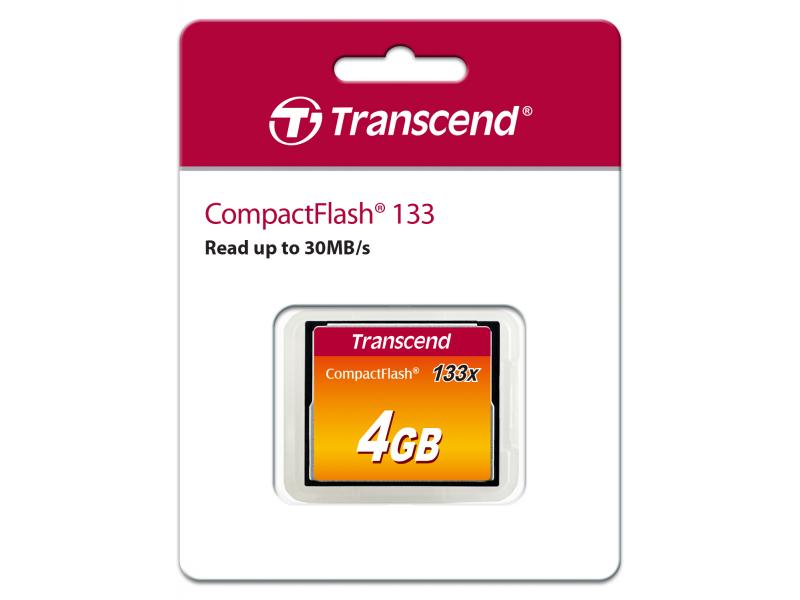 Transcend CompactFlash CF Card 133x 4GB