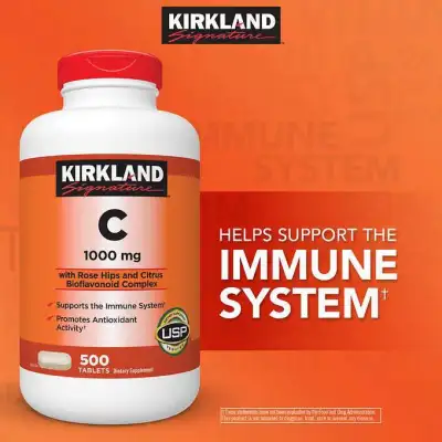 Kirkland Vitamin C 1000 mg Exp.01/2025 จำนวน 500 Tablets