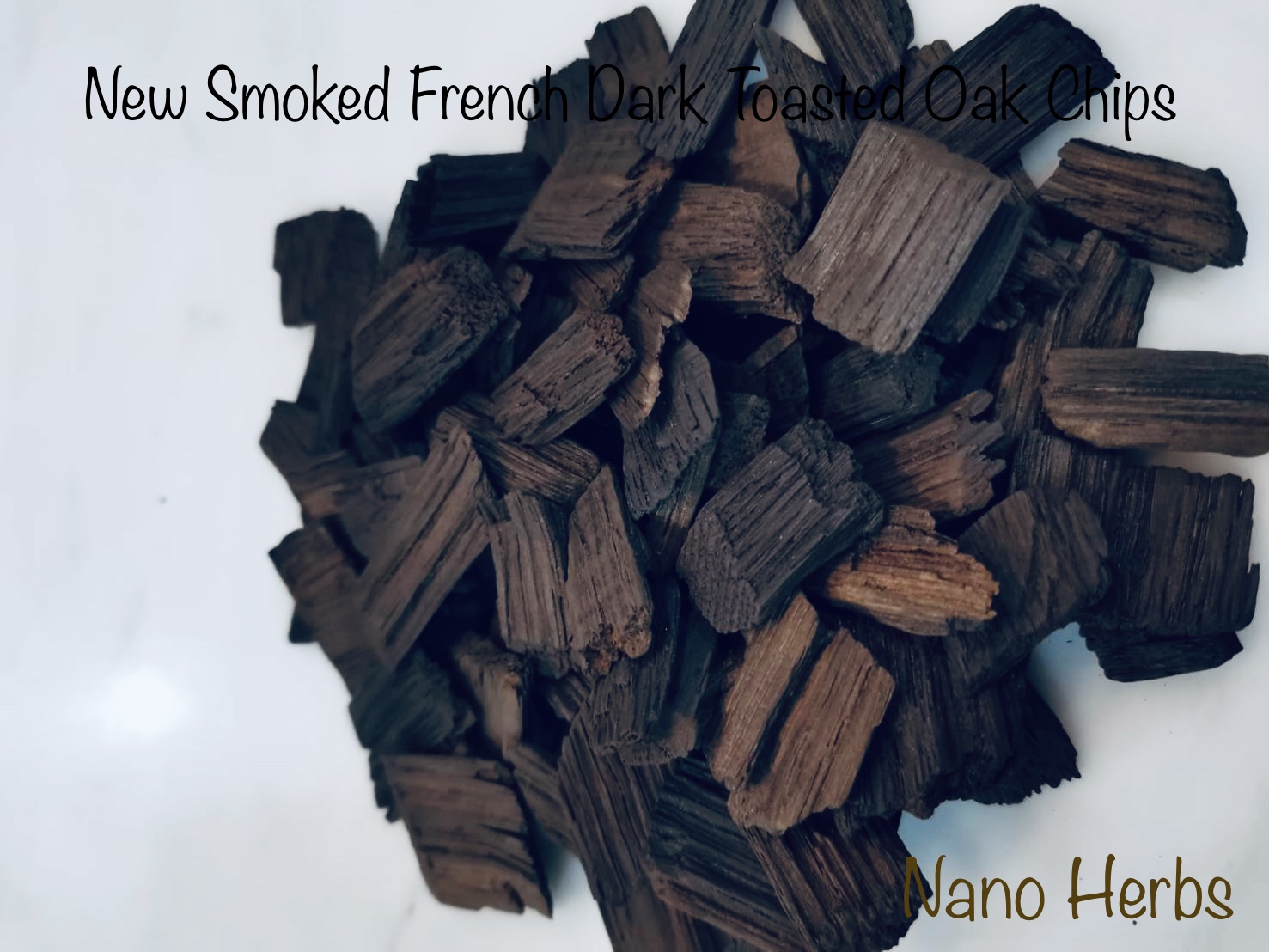 28g - 500g: เกล็ดไม้โอ๊คฝรั่งเศส คั่วเข้ม รมควันแบบดั้งเดิม : TRADITIONAL MILDLY SMOKED French Dark Toasted Oak Chips For BBQ or Home Brewing Wine Making to Provide the Flavour of Oak Barrel