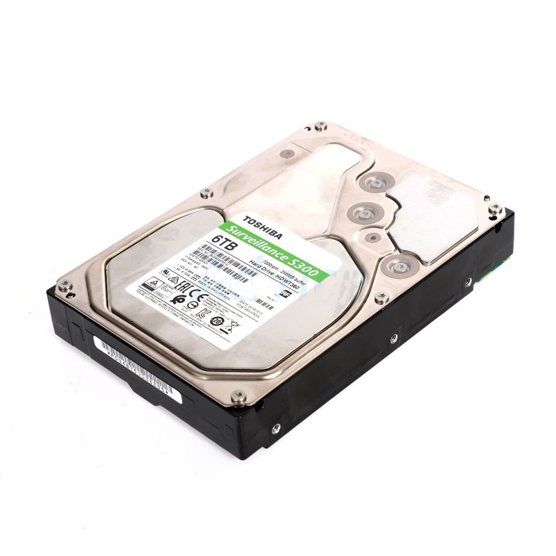 TOSHIBA (HDWT360UZSVA) 6 TB HDD CCTV S300 (7200RPM, 256MB, SATA-3 ...