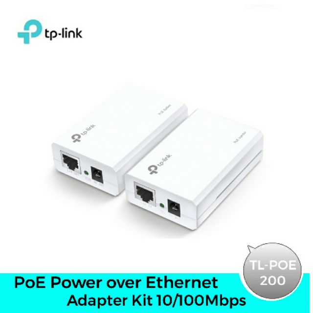 PoE Power over Ethernet Adapter Kit TP-Link TL-POE200
