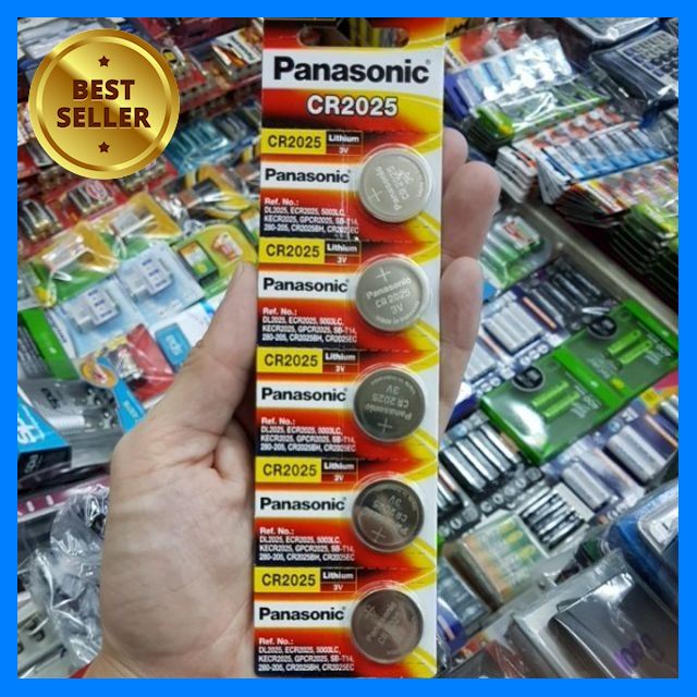 Panasonic CR2025 5ก้อน ของแท้บริษัท มีฉลากภาษาไทย เลือก 1 ชิ้น อุปกรณ์ถ่ายภาพ กล้อง Battery ถ่าน Filters สายคล้องกล้อง Flash แบตเตอรี่ ซูม แฟลช ขาตั้ง ปรับแสง เก็บข้อมูล Memory card เลนส์ ฟิลเตอร์ Filters Flash กระเป๋า ฟิล์ม เดินทาง
