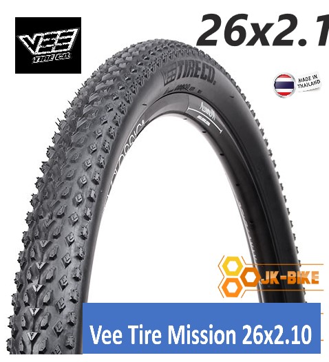 ยางนอกเสือภูเขา Vee Tire Co รุ่น Mission 26x2.1 (54-559) ขอบลวด 1เส้น