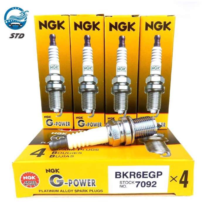 NGK หัวเทียนเข็ม  BKR6EGP 7092 G-Power Platinum แพ็ค 4 หัว JAZZ 03
