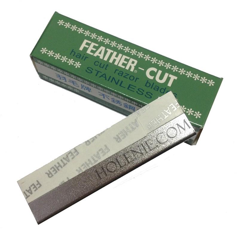 !! ใบมีดขนนก กันคิ้ว FEATHER-CUT  Stainless Made In Japan     1 ใบ