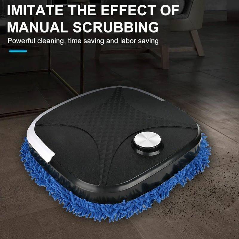 clubhousemall Intelligent automatic brush mopper หุ่นยนต์เช็ดถูพื้นอัตโนมัติ ทําความสะอาดได้อย่างทั่วถึง ตัวแผ่นเช็ดพื้นนาโนสามารถดูดซับจับเศษฝุ่น