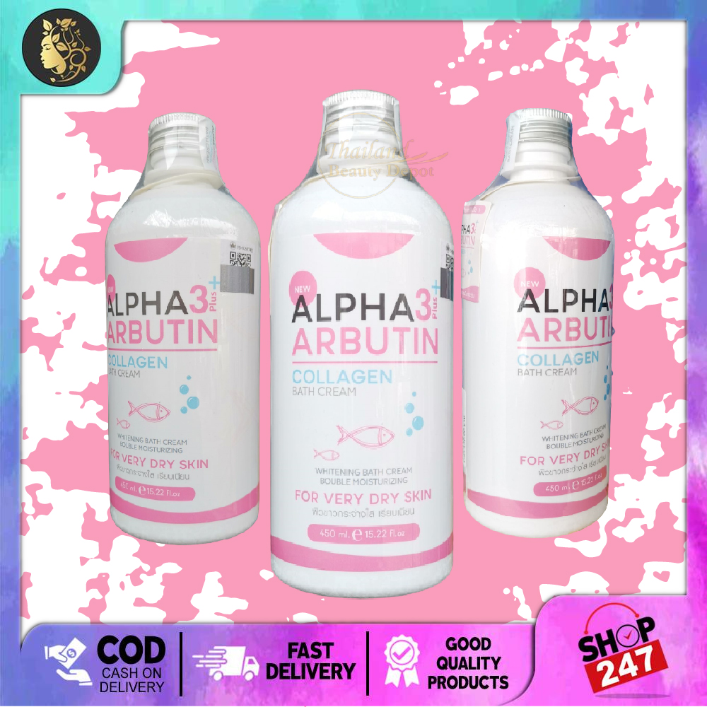 PST Alpha Arbutin 3 Plus+ Collagen Bath Cream 450ml