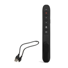 Rechargable 2.4G Wireless presentation Pointer with Air Mouse, PowerPoint Presenter Remote Control PPT Clicker Pen
