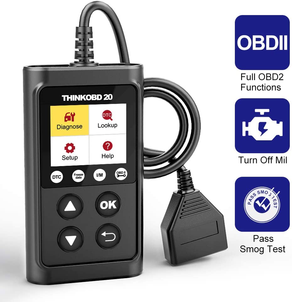THINKCAR ThinkOBD 20 Car Diagnostic Tool OBD2 Automotive Scanner Engine Light Check DTC Lookup Obdii Code Reader PK ELM327 v1.5