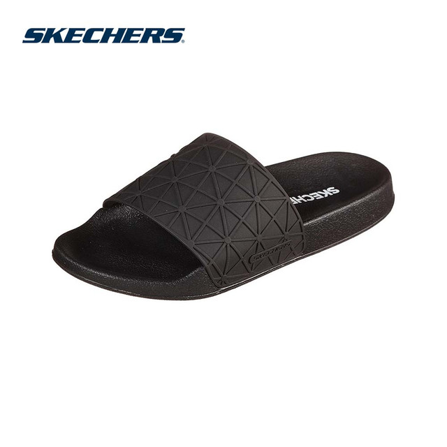 Skechers สเก็ตเชอร์ส รองเท้าแตะ ผู้หญิง Cali Side Lines 2 Sandals Shoes - 8730037-BBK